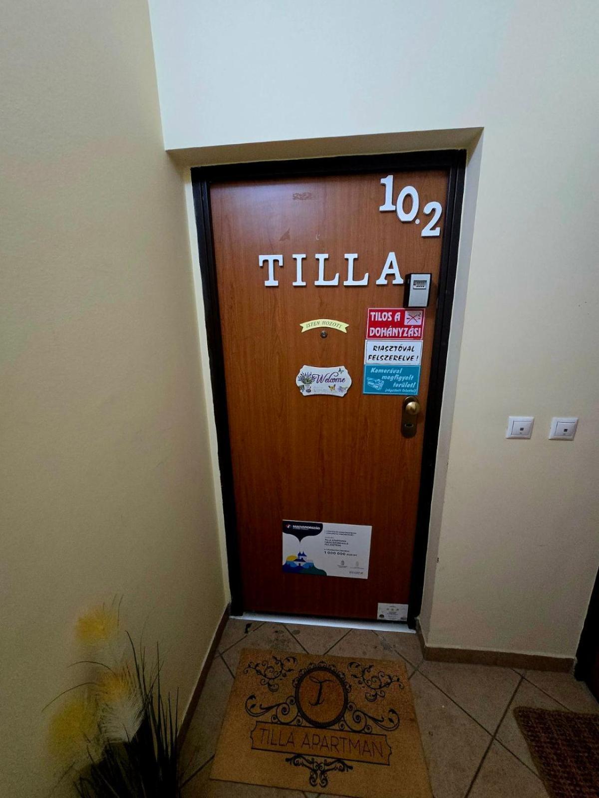 Tilla Apartman Hajdúszoboszló Eksteriør bilde